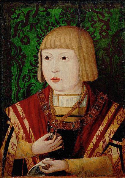  Portrat Erzherzog Ferdinand (Kaiser Ferdinand I.) im Alter von zehn oder zwolf Jahren